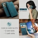 Чехол-книжка CaseMe из нубука для Xiaomi 14T Бирюзовый - изображение 7