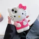 Чехол Silicon Power для Apple iPhone 13 Pro Max (6.7") Hello Kitty White/Red - изображение 11