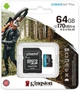 Картка пам'яті MicroSDXC 64 GB UHS-I/U3 Class 10 Kingston Canvas Go! Plus R170/W70MB/s + SD-адаптер 27064 - изображение 3