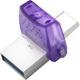 Флеш-накопичувач USB3.2 64GB Type-C Kingston DataTraveler microDuo 3C (DTDUO3CG3/64GB) Фіолетовий 30373 - изображение 4
