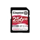 Картка пам'яті SDHC 256 GB UHS-II/U3 Class 10 Kingston Canvas React Plus V60 SD R280/W150MB/s (SDR2V6/256GB) - изображение 1