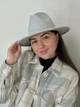 Шерстяная шляпа Федора с ремешком унисекс Urban Classic серый - изображение 2