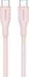 Кабель Canyon CC60SC10 Type-C to Type-C 60W 1 м Silicon Pink Sand (CNS-CC60SC10PS) - зображення 2