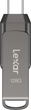 Pendrive Lexar JumpDrive Dual Drive D400 128GB USB 3.2 Type-C (LJDD400128G-BNQNG) - obraz 1
