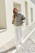 Оливковая куртка-жилет L-XL - изображение 2