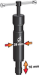 Ściągacz-rozdzielacz Yato YT-0609 z wspomaganiem hydraulicznym F=50 kN skok l=16 mm (5906083906091) - obraz 2