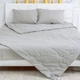 Одеяло шелковое MirSon Light Gray №2364 172x205 см шовк капок Лето (2200003031157) - изображение 1