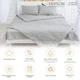 Одеяло антиаллергенное MirSon Light Gray №2315 172x205 см Tencel Лето (2200003028515) - изображение 2