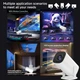 Игровой проектор WiFi домашний кинотеатр SmartTV P30 Plus Android11 1/8Gb BT5.4 + 2 геймпада PS5 + 10000 игр - изображение 9