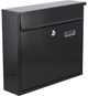 Skrzynka na listy Vorel 78575 310 x 360 x 100 mm Czarna (5906083785757) - obraz 1