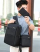 Рюкзак Backpack 9018 с сумкой и кошельком 3 в 1 для путешествий и школы Черный - изображение 4