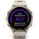Спортивные часы Garmin Forerunner 970 Soft Gold Titanium with French Gray Case and French Gray/Translucent Indigo Band (010-02969-02) - изображение 2