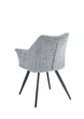 Стул кухонный Intarsio STEFAN 58×65×85 см Светло-серый - изображение 4