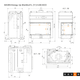Камінна топка кутова SAVEN Energy Up 85х50х47L (17,0 kW) ECO - изображение 6