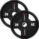 Zestaw talerzy olimpijskich HMS TPC poliuretanowych 2 x 2.5 - 25 kg 12 szt. (5908261682780) - obraz 9