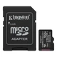 Карта пам'яті microSDXC (UHS-1 U3) Kingston Canvas Select Plus Gen3 512Gb class 10 А1 V30 (R-150MB/s) (adapter SD) - изображение 1