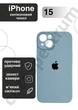 Чехол силиконовый с закрытой камерой Epic Premium Silicone Case Camera Protection without MagSafe для Apple iPhone 15 (6.1) Lilac Cream - изображение 1