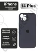Чохол силіконовий з закритою камерою Epic Premium Silicone Case Camera Protection without MagSafe для Apple iPhone 14 Plus (6.7) Charcoal Gray - зображення 1