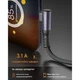 Кабель CONMDEX UAC03 USB-C 10 Гбіт/с USB 3.1 Gen 2 0.3м Grey (R4093130820250) - изображение 5