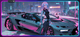 Игровая поверхность, коврик для мышки с Аниме принтом "Киберпанк / Cyberpunk" LED подсветка 800*300*4 мм 1708 - изображение 1