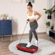 Виброплатформа 3D Gymtek XP750 Intense Red (2 мотора) до 180 кг + Эспандеры и Bluetooth - изображение 11