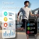 Смарт часы женские Smart Passion золотые Siri IOS Android часы для фитнеса сенсорный - изображение 3