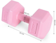 Hantle sześciokątne do ćwiczeń Modern Home 2 x 4 kg Różowe (5905817006168) - obraz 5