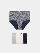 Набор трусиков Marks&Spencer модель Full briefs высокая посадка 5 шт 16(44) grey mix 0190 - изображение 1