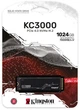 Накопитель SSD 1TB Kingston Kc3000 M.2 2280 PCIe 4.0 x4 NVMe 3D TLC (SKC3000S/1024G) - изображение 6