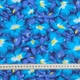 Ткань фланель халатная цветы синие (155г/м.кв150см пог.м) 144042 - изображение 3
