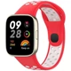 Ремешок Sport Silicone для Xiaomi Redmi Watch 3 Active red-white - изображение 2