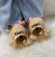 Тапочки кигуруми Kigurumi Щенок собачка Мопс Детские Бежевый Плюшевые 25-32 (3113/1) - изображение 5