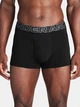 Набор трусов боксеров мужских хлопковых Under Armour Ua Underwear Boxers Ua Performance Cotton - Solid 3 3Pk 1383891-001 3XL 3 шт Черный (1200122271084) - изображение 2