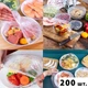 Универсальные пакеты на резинке для хранения продуктов в холодильнике крышка-чехол на тарелку (набор 200 шт.) - изображение 2