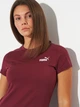 Футболка хлопковая женская Puma Ess Small No. 1 Logo Tee (S) 68237396 L Ruby Shimmer (4069157670807) - изображение 4