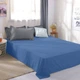 Набор простыней 2 шт Zastelli 19-4150 Dark Blue бязь 200*220 см - изображение 1