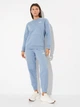 Спортивный костюм женский на флисе Puma 68816034 XS Cool Blue (4069157451291) - изображение 1