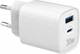 Зарядний пристрій мережевий Make 30W GaN3 Type-C PD3.0 + USB QC4.0 White (MCW-3021GWH) - зображення 4
