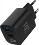 Зарядний пристрій мережевий Make 30W GaN3 Type-C PD3.0 + USB QC4.0 Black (MCW-3021GBK) - зображення 3