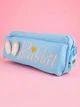 Пенал Centrum 89918 Rabbit голубой 2 отделения 21х8.5х6 см (2000998480790) - изображение 4