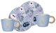 Zestaw filiżanek Bialetti Bridgerton do espresso ze spodkami 2 szt (8006363074476) - obraz 1