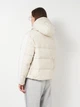 Пуховик зимний короткий женский Adidas Essentials Climawarm 3-Stripes JM4107 M Beige (4068811737009) - изображение 2