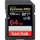 Карта пам'яті Sandisk SD 64GB C10 UHS-I U3 Extreme Pro V30 (SDSDXXU-064G-GN4IN) - зображення 1