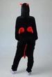 Женская кигуруми пижама взрослая и подростковая Kigurumi Чертенок Дьявол Черный L 165-175 см. (1021) - изображение 6