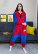 Жіноча кігурумі піжама доросла та підліткова Kigurumi Людина павук Spider-Man Червоний XL 175-185 см. (1026) - зображення 1