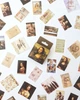 Коробка с декоративными наклейками для творчества Box Stickers DIY 4x4 см искусство картины Леонардо Leonardo da Vinci - изображение 2