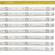 LED підсвітка TV 48" inch 490mm 5-led 6V 4C-LB4805-HQ4 TOT-48D2700-8X5-3030C-V3 4C-LB4805-YHEX1 4 8pcs=1set - изображение 4