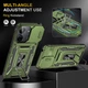 Ударопрочный чехол Epik Camshield Army Ring для Xiaomi Redmi 13C / Poco C65 Оливковый / Army Green - изображение 4