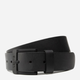 Pasek męski skórzany Levi's 38016-0033 100 cm Czarny - obraz 1