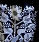 Женское черное платье-вышиванка макси из домотканого полотна с орнаментом Дерево Жизни, богатая белая вышивка, бохо стиль, рукав длинный, пояс с кистями 48 - изображение 3